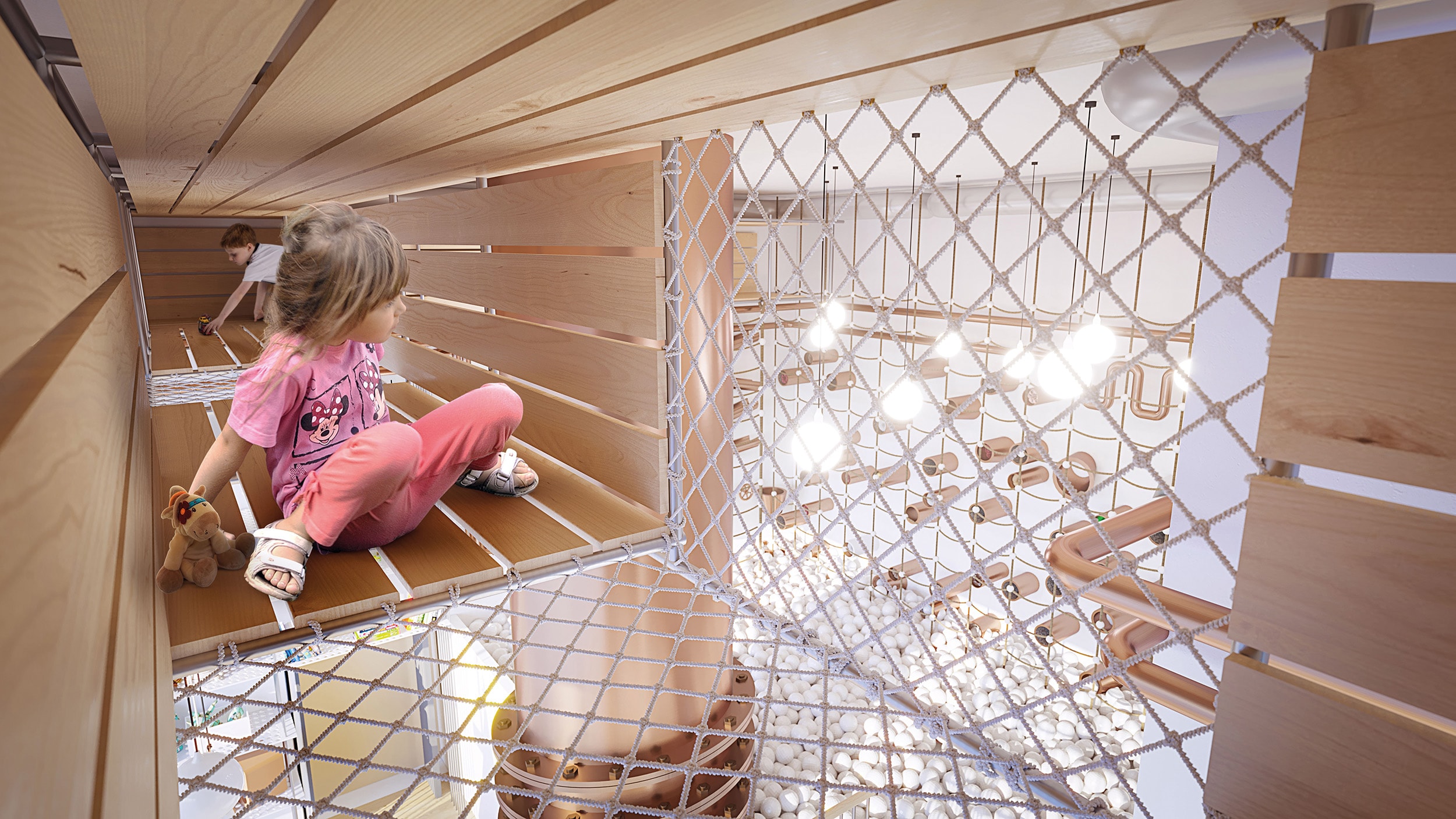 Игровая площадка и детская комната